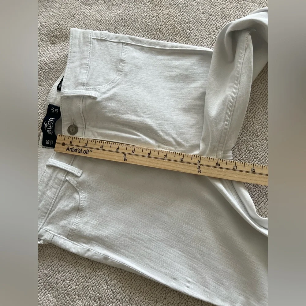 HOLLISTER CALIFORNIA HIGH-RISE JEAN LEGGING | COLOR: WHITE🤍 | SIZE: 5-S/27X26 - Picture 10 of 14